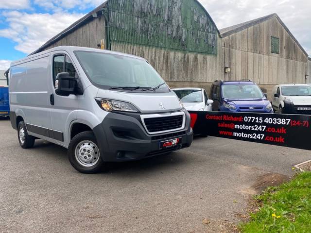 Peugeot Boxer 2.2 HDi H1 Professional Van 110ps Panel Van Diesel Silver