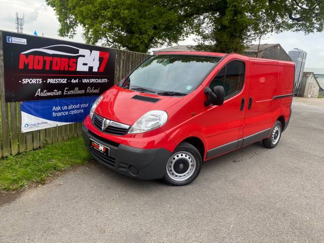 Vauxhall Vivaro 2.0CDTI [90PS] Van 2.7t Panel Van Diesel Red