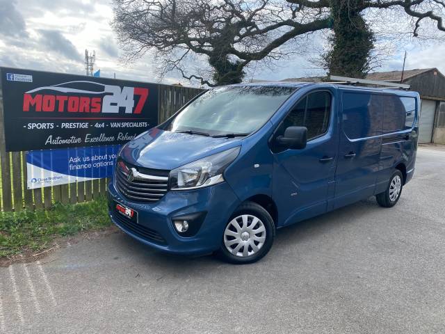 Vauxhall Vivaro 1.6 VIVARO 2900 SPORTIVE CDTI Panel Van Diesel Blue