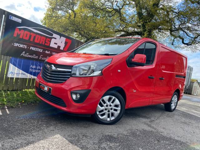 Vauxhall Vivaro 2700 1.6CDTI BiTurbo 140PS ecoFLEX Sportive H1 Van Panel Van Diesel Red