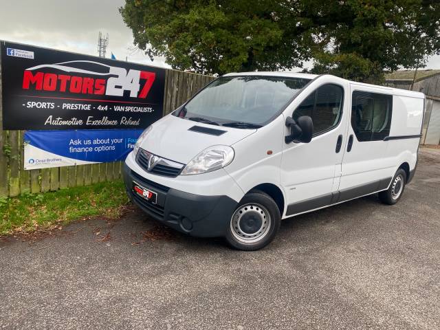 Vauxhall Vivaro 2.0CDTI [115PS] Doublecab 2.9t Euro 5 Panel Van Diesel White