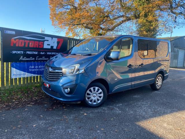 Vauxhall Vivaro 2700 1.6CDTI BiTurbo 120PS ecoFLEX Sportive H1 Van Panel Van Diesel Blue