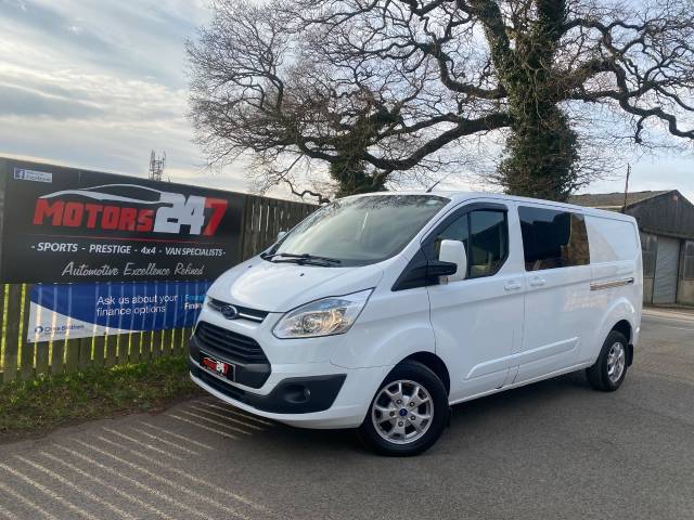 Ford Transit Custom 2.2 TDCi 155ps Low Roof D/Cab Limited Van Panel Van Diesel White