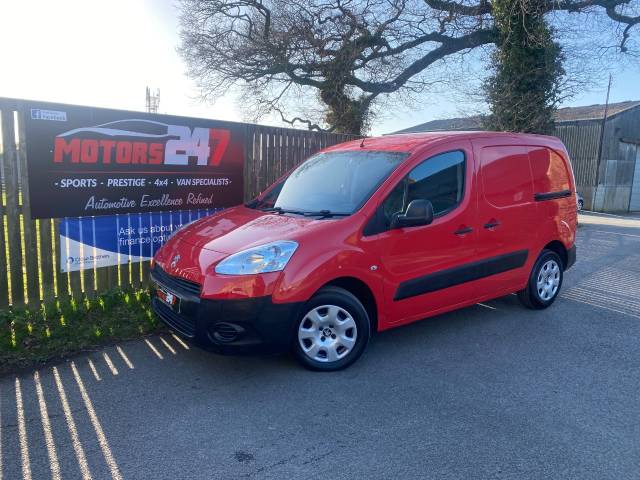 Peugeot Partner 625 S 1.6 HDi 75 Van Panel Van Diesel Red