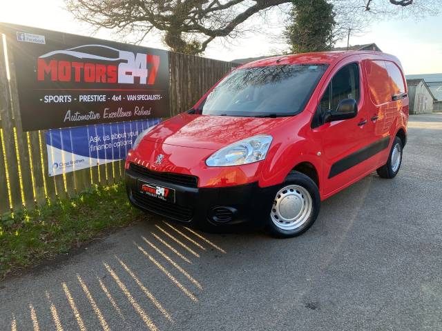 Peugeot Partner 625 S 1.6 HDi 75 Van Panel Van Diesel Red