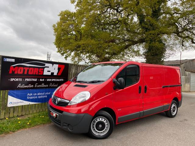 Vauxhall Vivaro 2.0CDTI [90PS] ecoFLEX Van 2.9t [Speed Limiter] Panel Van Diesel Red