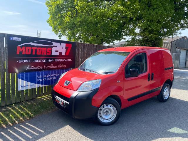 Peugeot Bipper 1.4 HDi 70 S [SLD] Panel Van Diesel Red