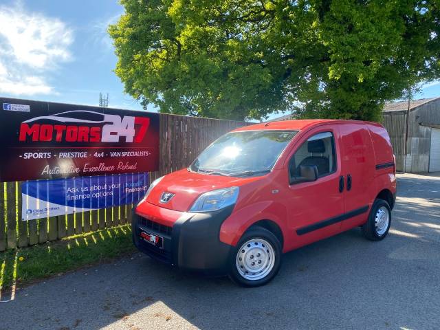 Peugeot Bipper 1.4 HDi 70 S Panel Van Diesel Red