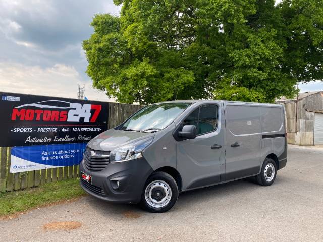 Vauxhall Vivaro 2700 1.6CDTI 90PS H1 Van Panel Van Diesel Grey