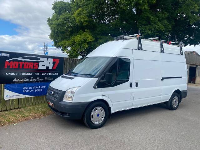 Ford Transit 2.2 High Roof Van TDCi 100ps Euro 5 Panel Van Diesel White