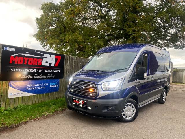 Ford Transit 2.0 TDCi 130ps H2 TREND SPORT Van Panel Van Diesel Blue