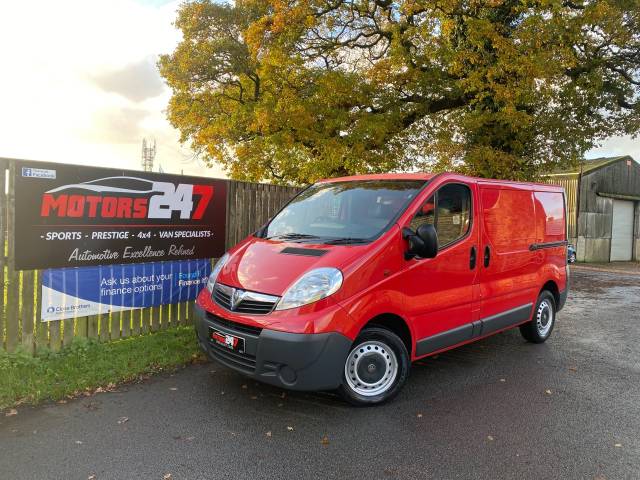 Vauxhall Vivaro 2.0CDTI [115PS] Van 2.7t Euro 5 Panel Van Diesel Red