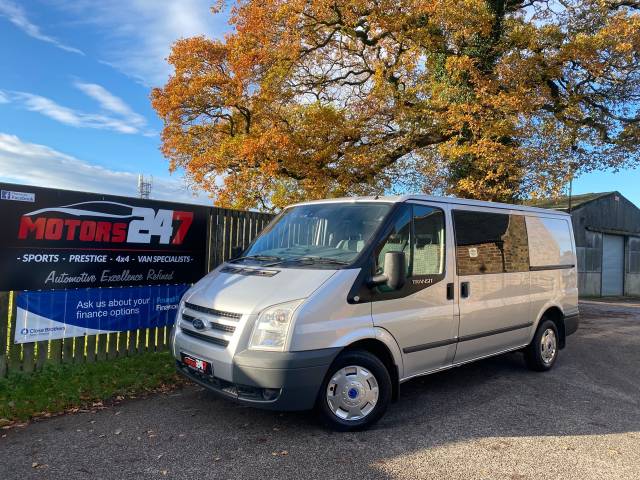 Ford Transit 2.2 Low Roof D/Cab Van Trend TDCi 115ps Double Cab Diesel Silver