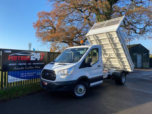 Ford Transit 2.2 TDCi 125ps Chassis Cab Tipper Diesel White