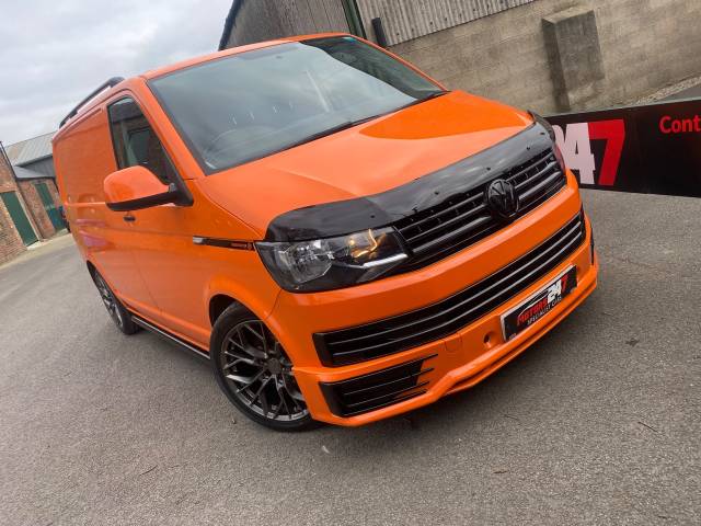 2017 Volkswagen Transporter 2.0 TDI T32 T6 150BHP SPORTLINE STYLED ORANGE VAN