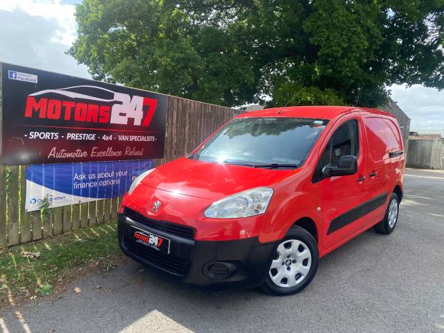 Peugeot Partner 625 S 1.6 HDi 75 Van Panel Van Diesel Red