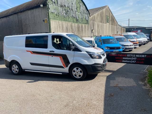 2016 Ford Transit Custom 2.0 TDCi 130ps 6 SEATER Low Roof D/Cab Van