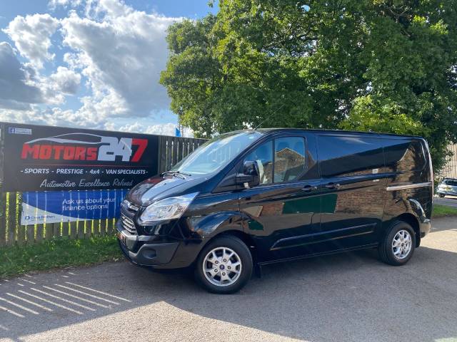 Ford Transit Custom 2.2 TDCi 125ps Low Roof+68K+Limited Van Panel Van Diesel Black