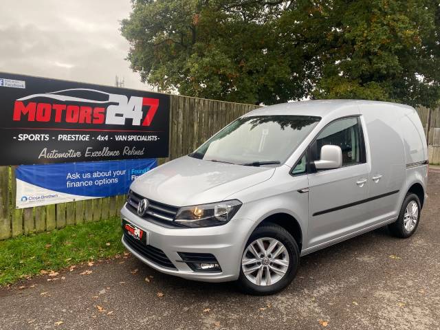 Volkswagen Caddy 2.0 TDI+16000MILES+BlueMotion Tech 102PS Highline Van Panel Van Diesel Silver