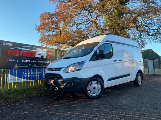 Ford Transit Custom 2.2 TDCi 125ps HIGH Roof Van L2 LWB AIR CON Panel Van Diesel White