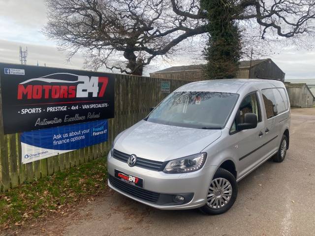 Volkswagen Caddy Maxi 1.6 TDI 140PS AIR CON 5 SEATS Window Van Combi Van Diesel Silver