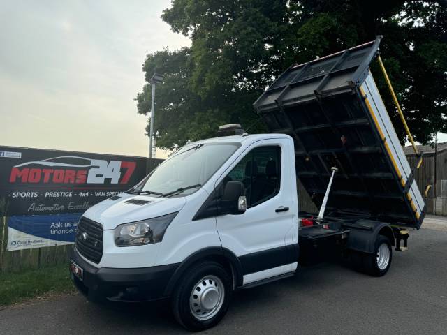 Ford Transit 2.0 TDCi 130ps TIPPER+AIR CON+CRUISE Tipper Diesel White