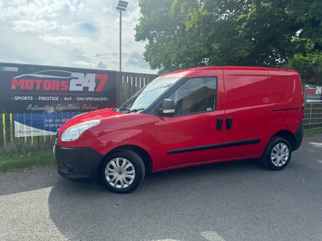Fiat Doblo 1.3 Multijet 16V Van Start Stop+1 OWNER!+FSH!+53000 MILES! Panel Van Diesel Red