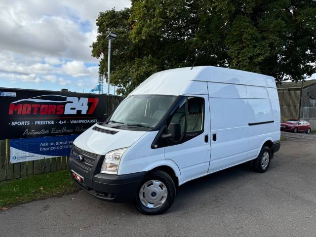 Ford Transit 2.2 High Roof Van TDCi 125ps NO VAT+FSH Panel Van Diesel White