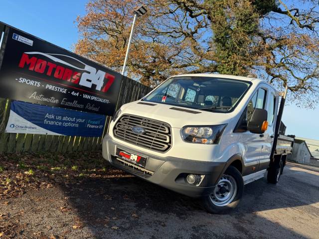 2018 Ford Transit 2.0 TDCi 130ps Double Cab+7 SEATER TIPPER!+