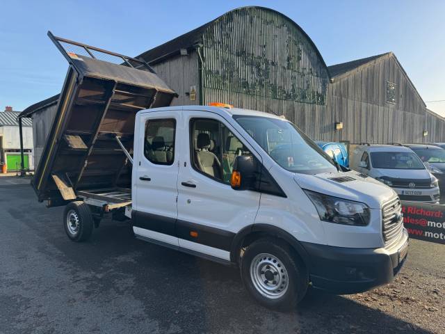 2018 Ford Transit 2.0 TDCi 130ps Double Cab+7 SEATER TIPPER!+