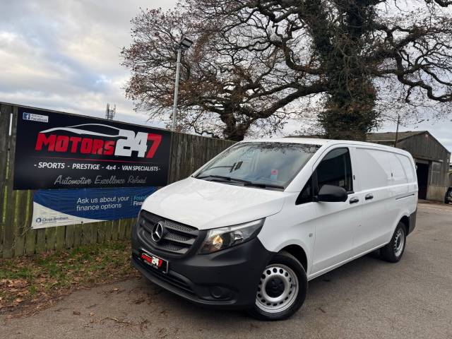Mercedes-Benz Vito 114CDI Pure Van 7G-Tronic+2.1 MERC ENGINE+1 OWNER!+AIR CON!+CRUISE!+FSH!+ Panel Van Diesel White
