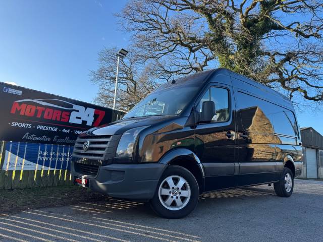 Volkswagen Crafter 2.0 TDI 163PS High Roof Van+MEDIUM WHEEL BASE+FSH!+1 FORMER KEEPER!+ALLOYS!+VERY CLEAN VAN!! Panel Van Diesel Black