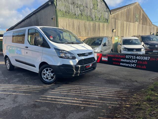 2016 Ford Transit Custom 2.0 TDCi 105ps Low Roof D/Cab Van++6 SEATER++CREW VAN!++LWB!++