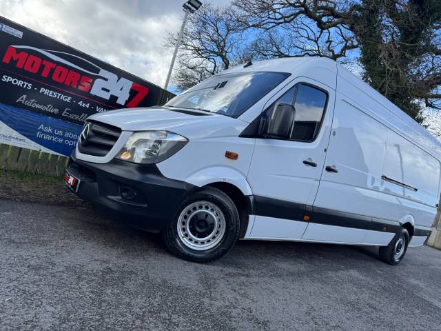Mercedes-Benz Sprinter 2.1 3.5t High Roof Van+1 OWNER!+EX DPD DELIVERY!+CRUISE!+SENSIBLE MILES!+ Panel Van Diesel White
