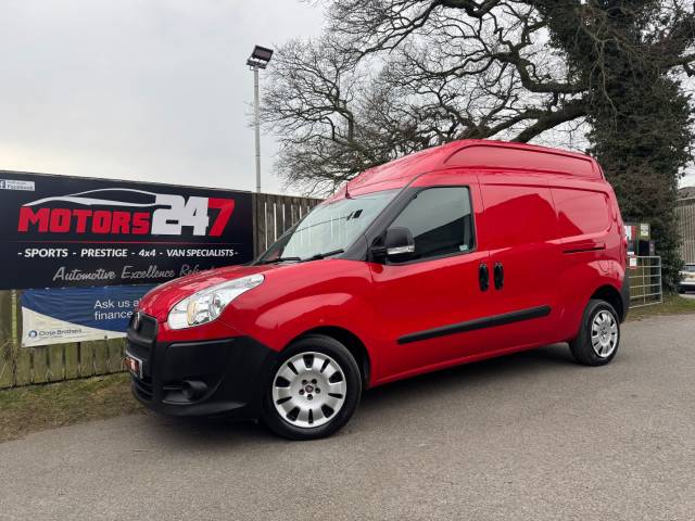 Fiat Doblo 1.6 Multijet 16V+HIGH ROOF!+LWB!+6 SPEED!+58K!+FSH!+1 OWNER!+L@@K! Panel Van Diesel Red