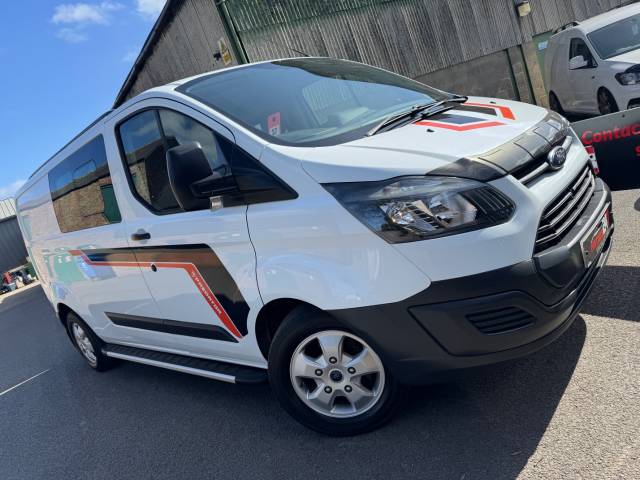 2016 Ford Transit Custom 2.0 TDCi 130ps Low Roof D/Cab Van+6 SEATER!+2 KEYS!+SIDE STEPS!+ALLOYS!+