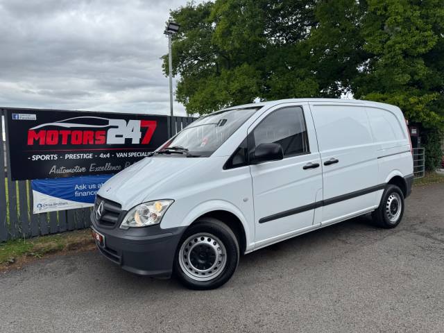 Mercedes-Benz Vito 2.1 113CDI Van+LONG WHEEL BASE+1 FORMER KEEPER!+109K!+NO VAT!!! Panel Van Diesel White