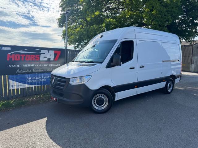 Mercedes-Benz Sprinter 2.0 3.5t H2 L2 Progressive Van++1 OWNER++CRUISE++REV CAMERA++DAB++SUPERB++ Panel Van Diesel White