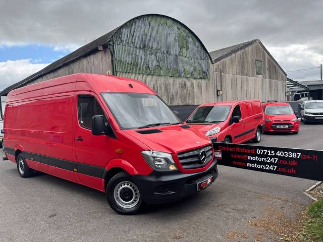 2013 Mercedes-Benz Sprinter 2.1 3.5t Van+LONG WHEEL BASE!+1 OWNER!+FSH PRINT OUT!+DIRECT PARCEL FORCE!+BEST VALUE!