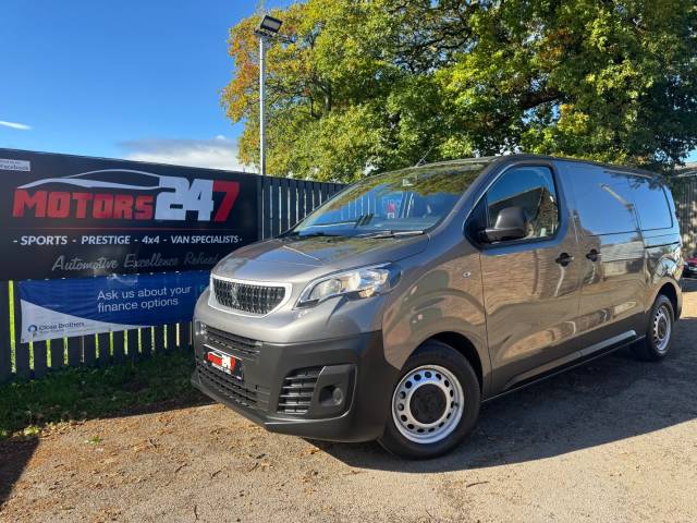 Peugeot Expert 1000 1.6 BlueHDi 115 Professional Van+JUST 65000 MILES!+NO VAT!+2 KEYS!+AIR CON!+CRUISE!+TOP SPEC!+ Panel Van Diesel Grey