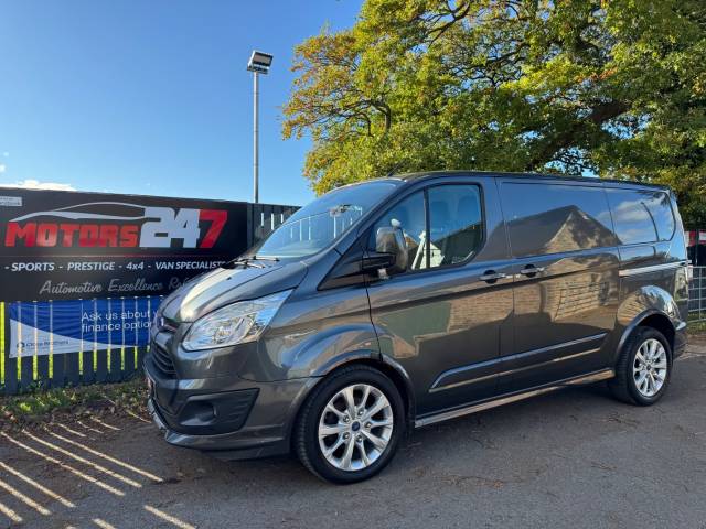 2016 Ford Transit Custom 2.0 TDCi 170ps SPORT VAN+1 OWNER!+FSH!+9 STAMPS!+HUGE SPEC!+LEATHER!+AIR CON!_CRUISE!+WOW!