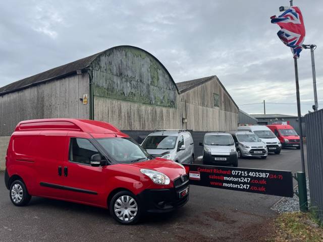 Fiat Doblo DOBLO 1.6 MULTIJET 16V VAN+HIGH TOP!+LWB!+CAMPER POTENTIAL!+ Panel Van Diesel Red