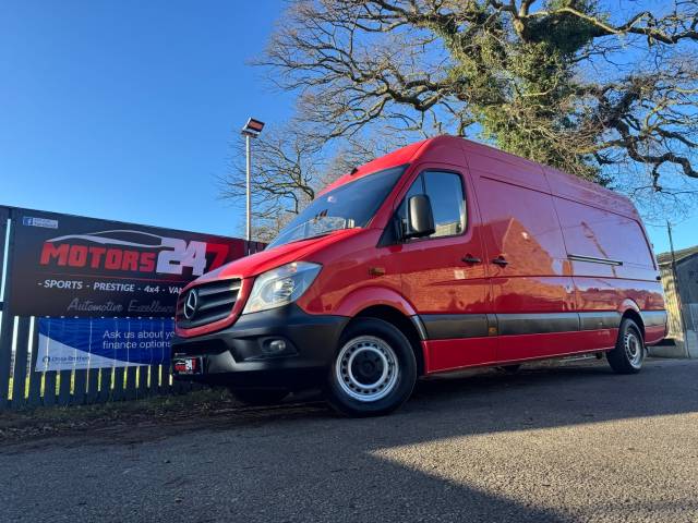 Mercedes-Benz Sprinter 2.1 SPRINTER 313 CDI 3.5t HIGH ROOF LONG WHEEL BASE VAN!+1 OWNER!+FSH!+DIRECT FROM PARCEL FORCE!! Panel Van Diesel Red