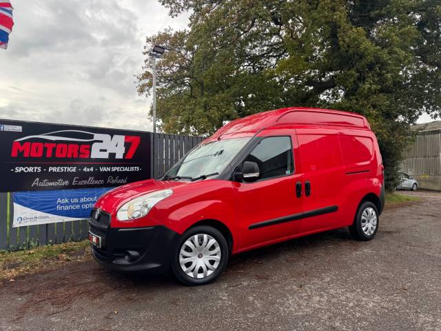 Fiat Doblo DOBLO 1.6 Multijet 16V VAN+CAMPER POTENTAIL!+HIGH ROOF!+FSH!+JUST 57K!+ Panel Van Diesel Red