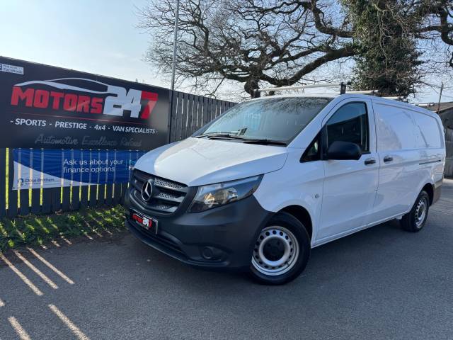 Mercedes-Benz Vito VITO 114CDI LONG VAN+AIR CON!+ LWB+2.1 MERC ENGINE!+NO VAT!+CRUISE!+L@@K! Panel Van Diesel White