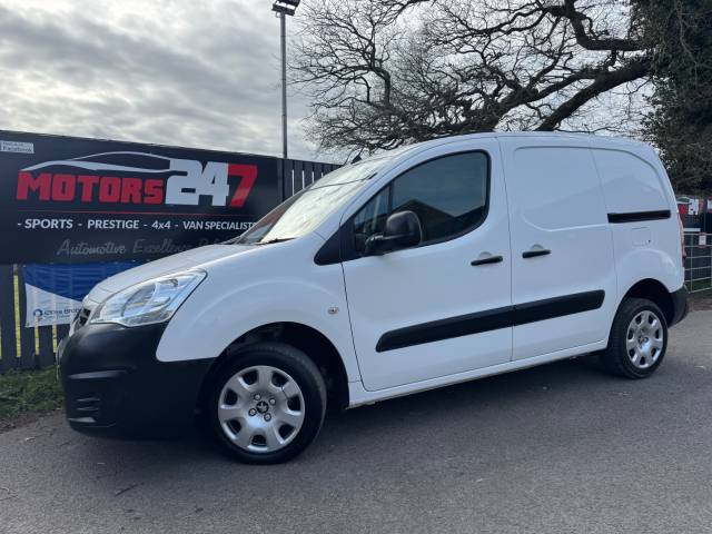 Peugeot Partner PARTNER 850 1.6 BlueHDi 100 PROFESSIONAL+EURO 6+SAT NAV!+AIR CON!+CRUISE!+TOW BAR!+NO VAT!+ Panel Van Diesel White