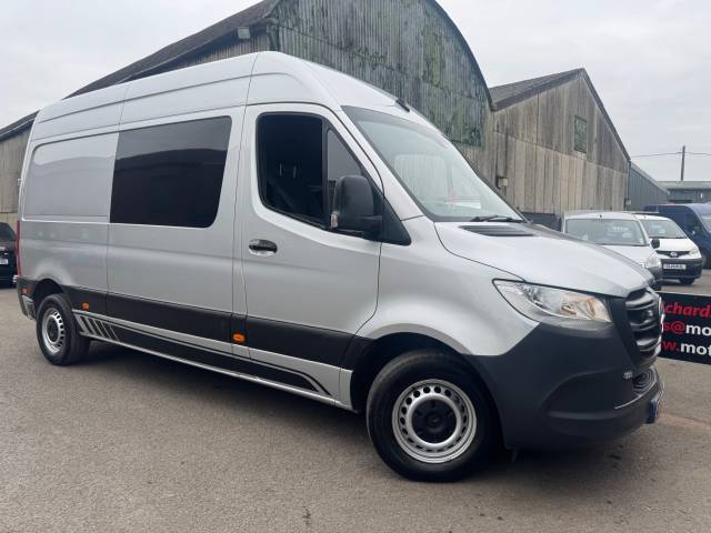 2018 Mercedes-Benz Sprinter 2.1 SPRINTER 3.5t L2 MEDIUM VAN+MWB+AIR CON!+SAT NAV!+CRUISE!+2 KEYS!+CAMPER POTENTIAL!+L@@K!+