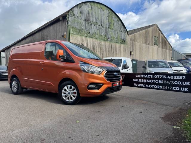 2019 Ford Transit Custom 2.0 ECOBLUE 130ps LOW ROOF LIMITED VAN!+ORANGE GLOW!+WET BELT DONE!+94K!+FSH!+AIR!+CRUISE!+L@@K!