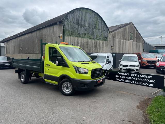2018 Ford Transit TRANSIT 350 2.0 TDCi 130ps CHASSIS CAB TIPPER!+JUST 43K!+WETBELT DONE!+EURO 6!+
