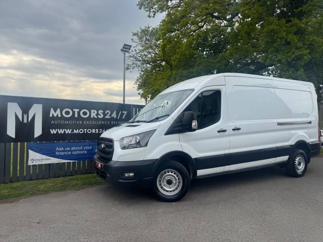 Ford Transit TRANSIT 350 2.0 ECOBLUE 130ps H2 LEADER VAN+WETBELT DONE 2025!+NO VAT!+EURO 6!+L@@K!+ Panel Van Diesel White